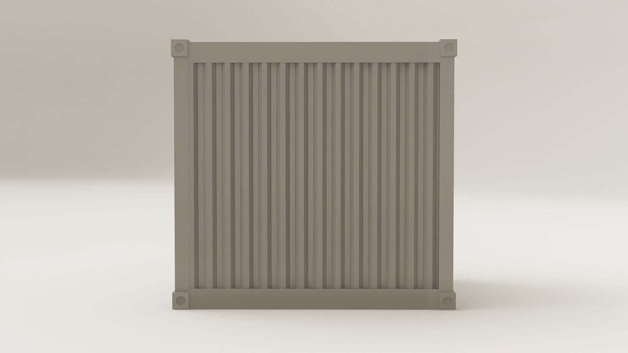 Work Space - 7.5 - Grey Aluminum - 1 Door