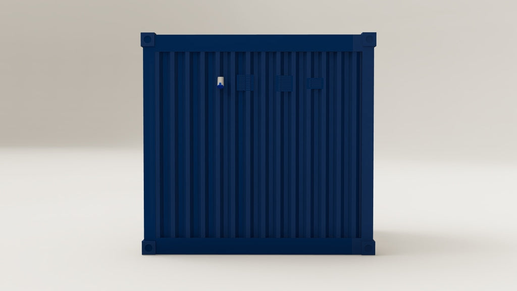 Work Space - 7.5 - Gentian Blue - 2 Doors