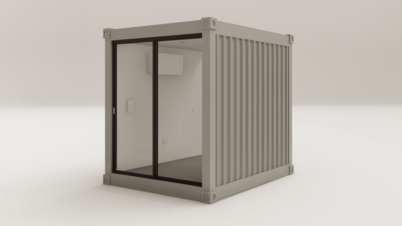 Studio - 7.5 - Grey Aluminium - 2 End Doors view 1