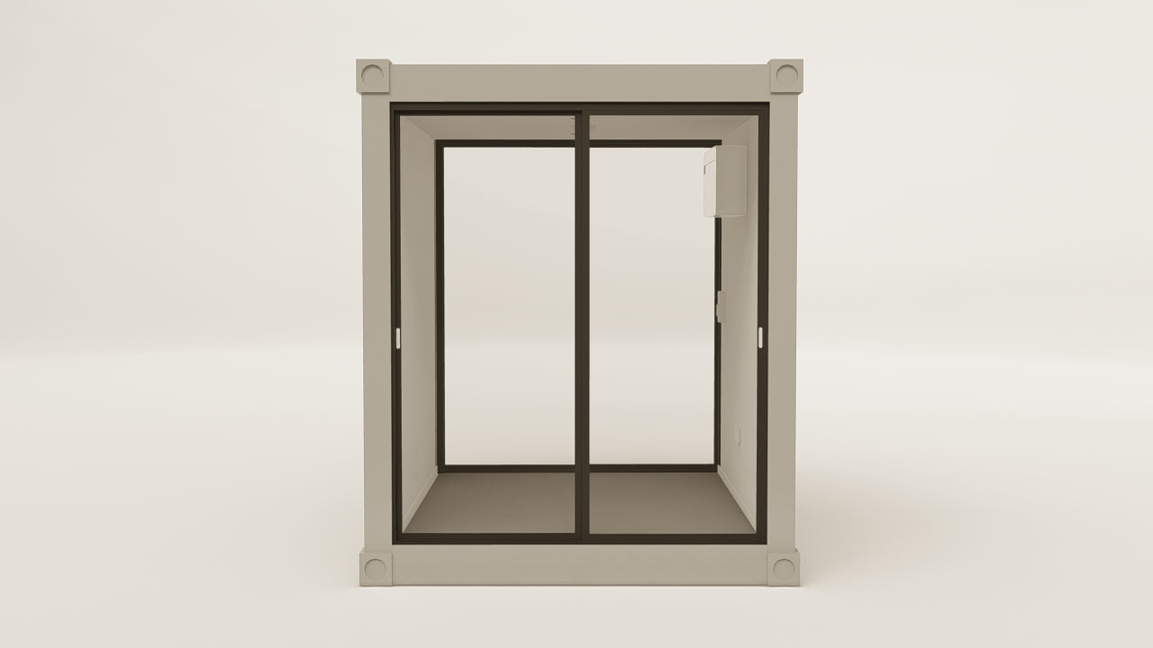 Studio - 7.5 - Grey Aluminium - 2 End Doors view 2