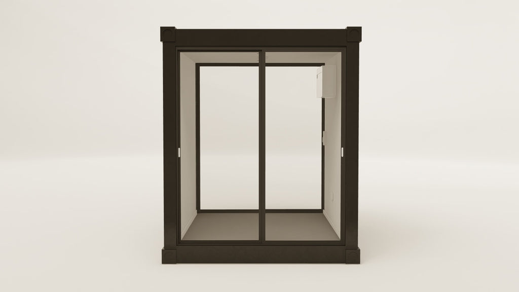 Work Space - 7.5 - Graphite Black - 2 Doors