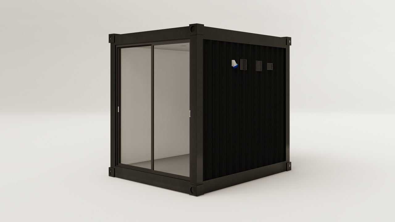 Work Space - 7.5 - Graphite Black - 2 Doors