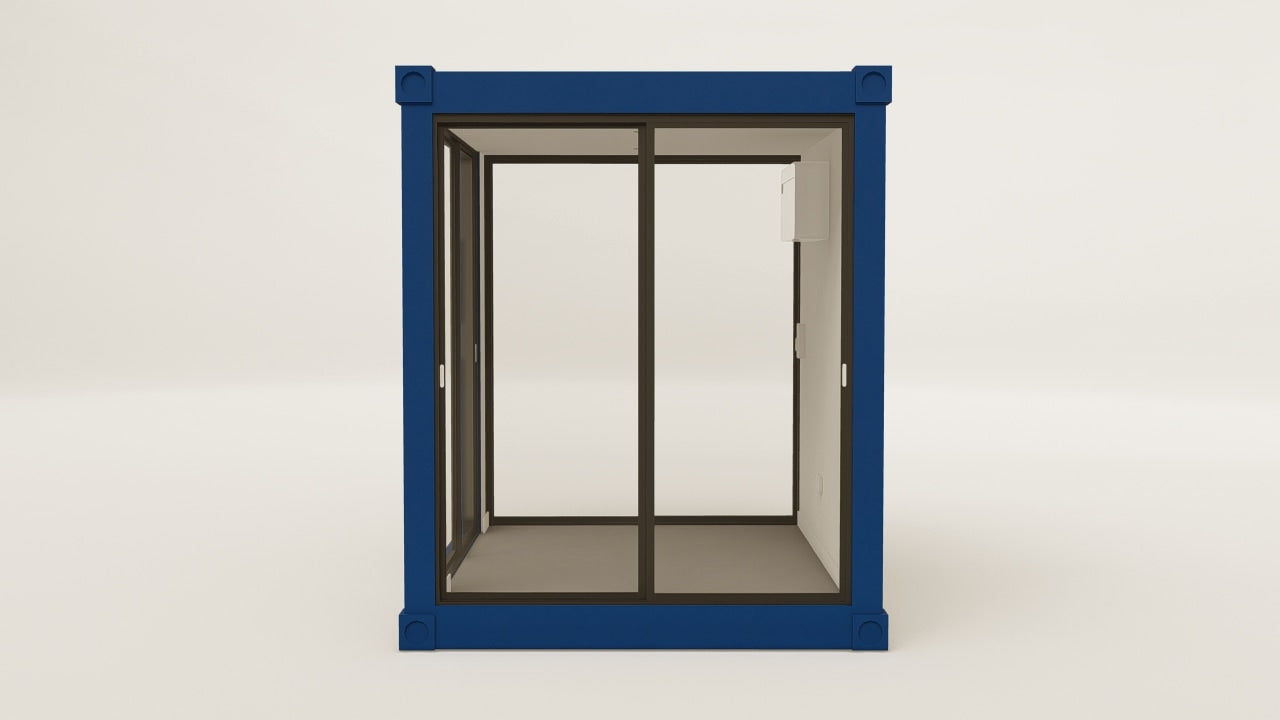 Work Space - 7.5 - Gentian Blue - 3 Doors