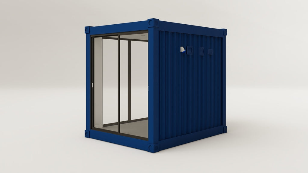 Work Space - 7.5 - Gentian Blue - 3 Doors