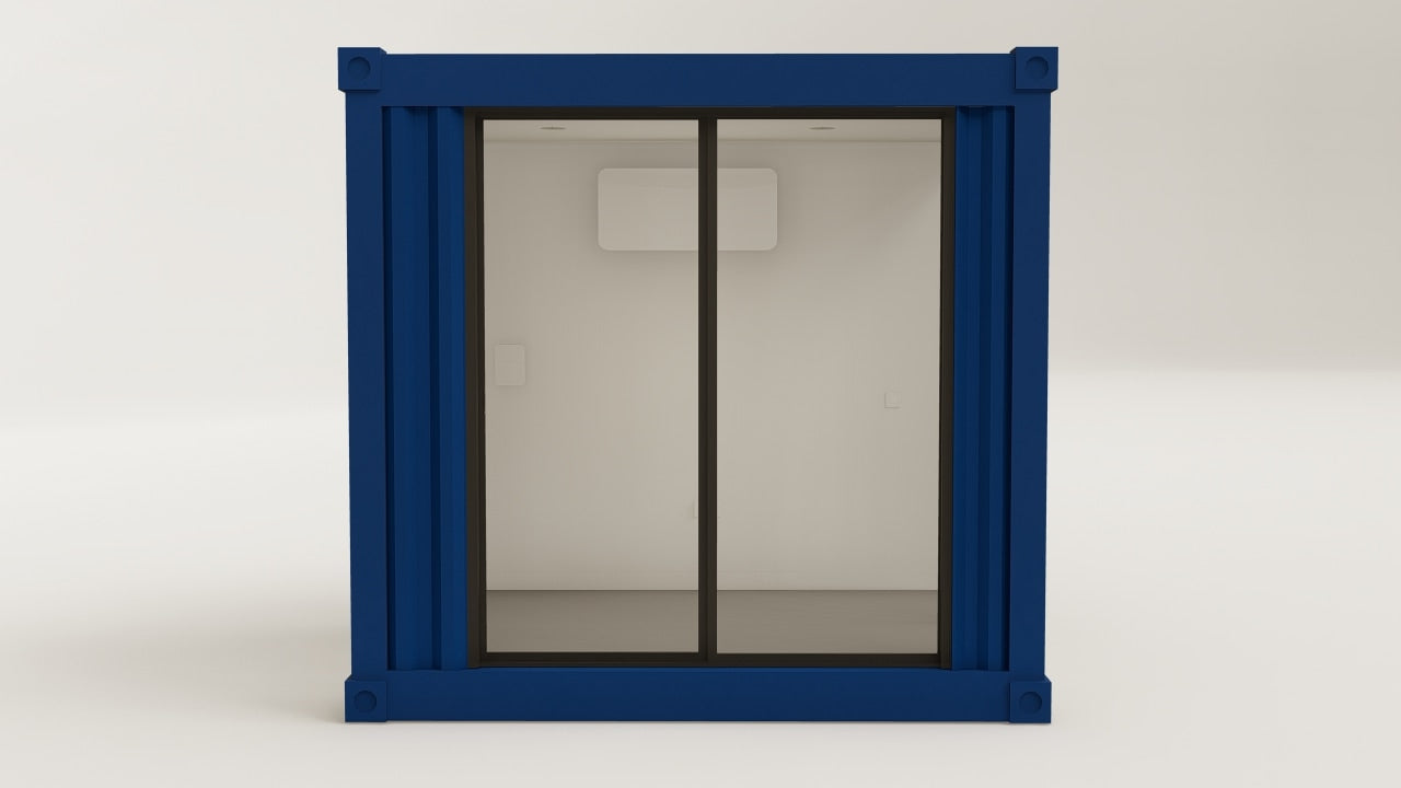 Work Space - 7.5 - Gentian Blue - 3 Doors