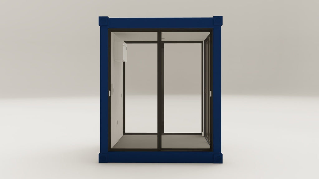 Work Space - 7.5 - Gentian Blue - 3 Doors