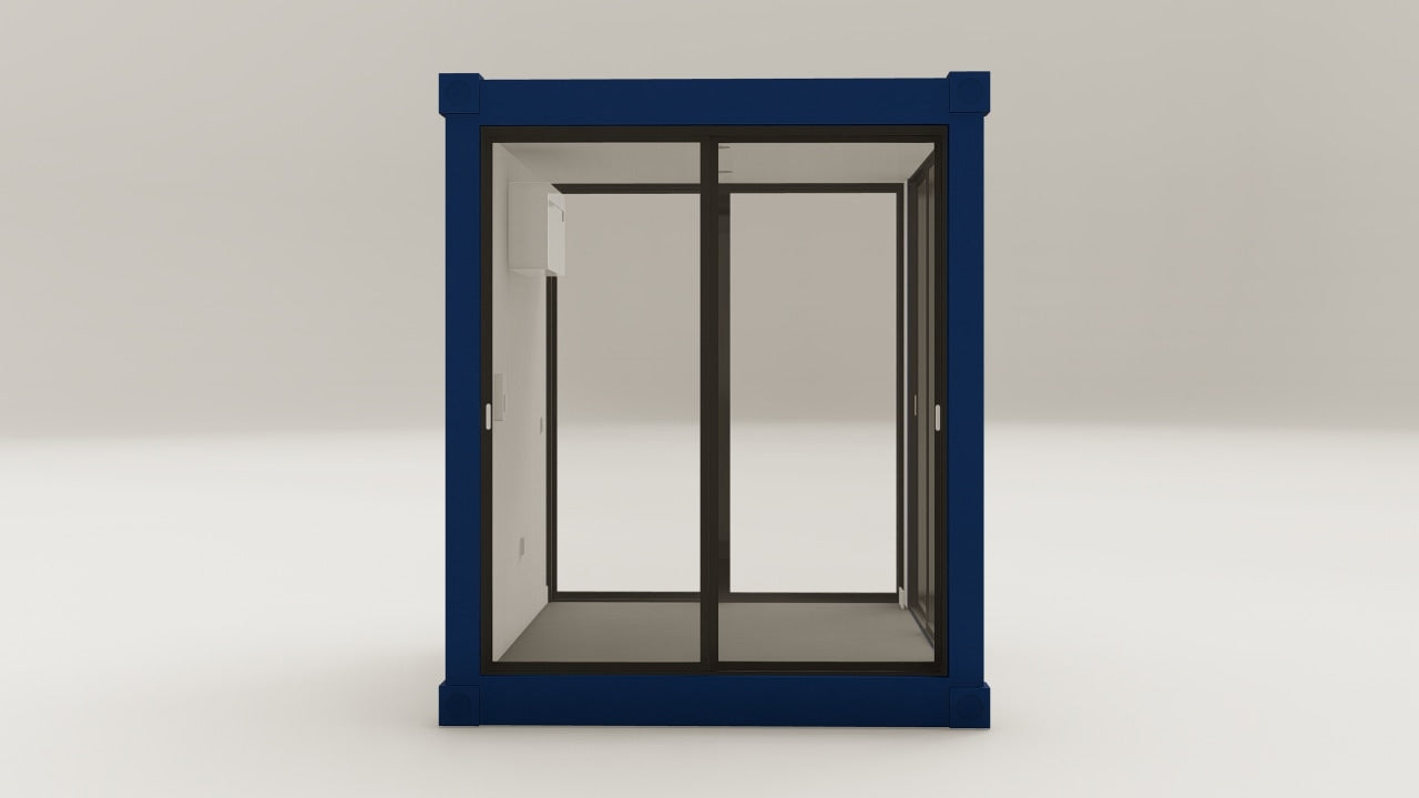 Work Space - 7.5 - Gentian Blue - 3 Doors