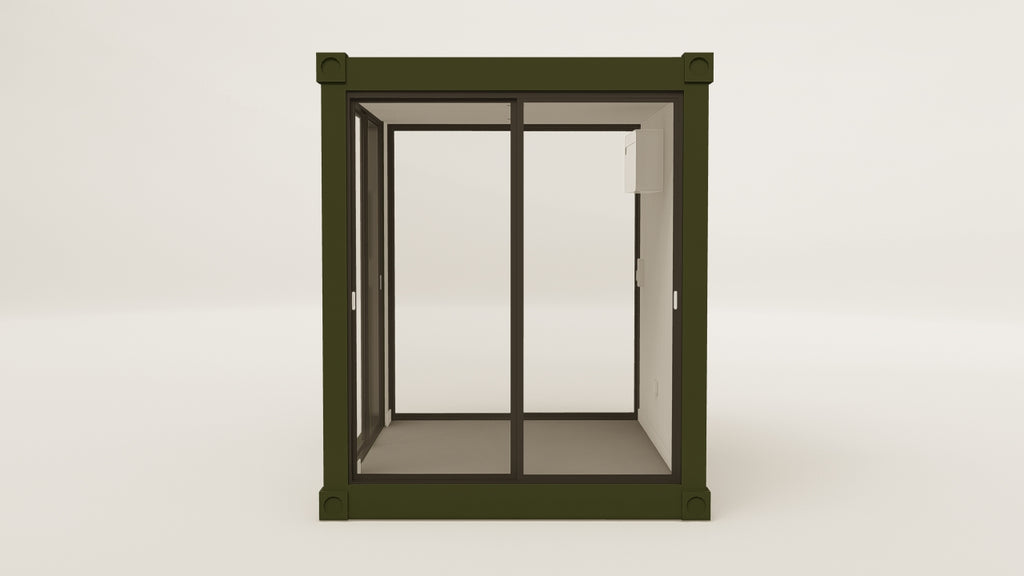 Studio - 7.5 - Bottle Green - 2 End Doors 1 Side Door view 2
