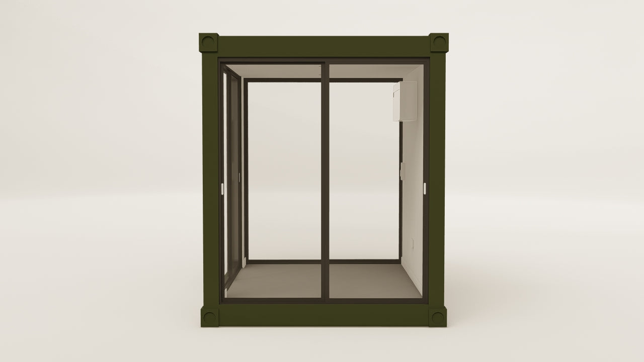 Studio - 7.5 - Bottle Green - 2 End Doors 1 Side Door view 2