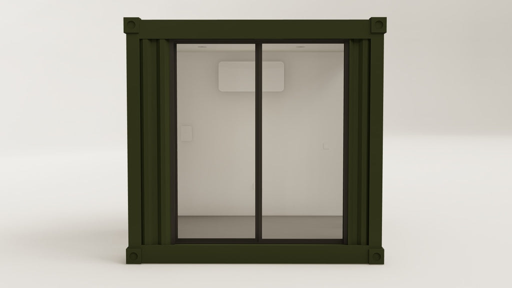 Work Space - 7.5 - Bottle Green - 3 Doors