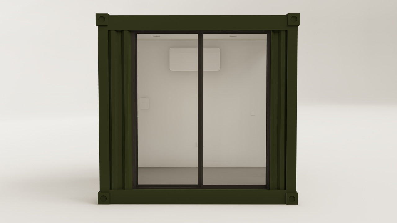 Work Space - 7.5 - Bottle Green - 3 Doors