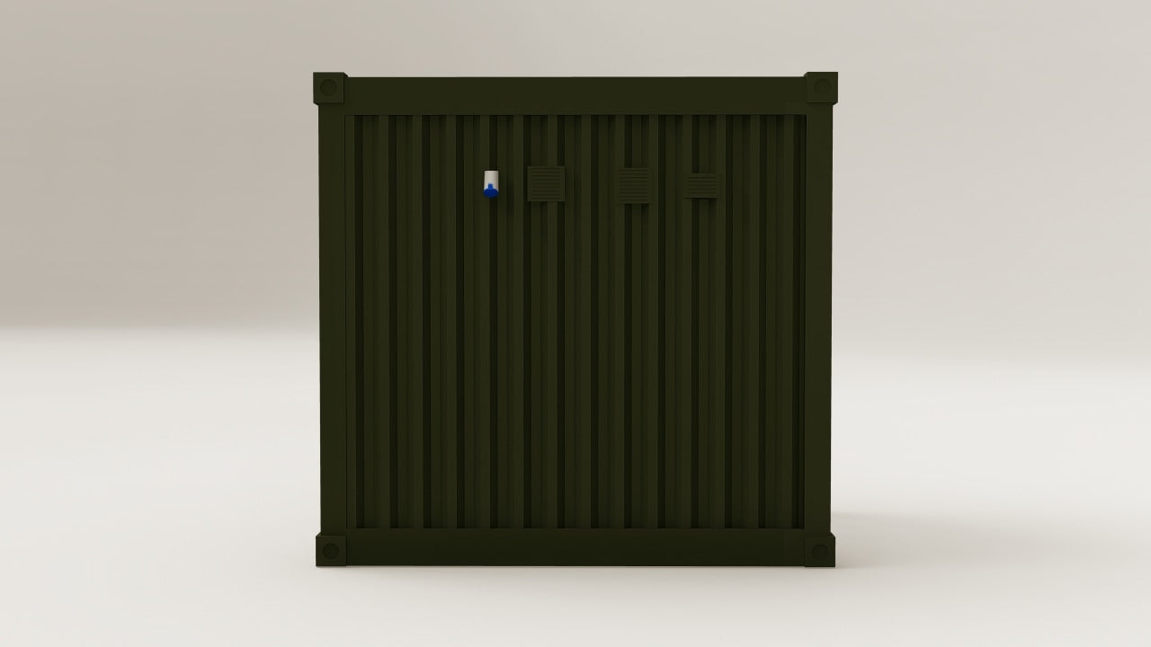 Work Space - 7.5 - Bottle Green - 3 Doors