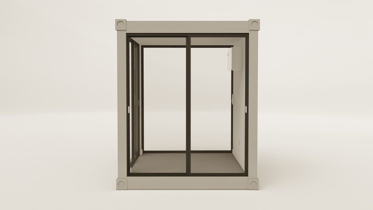 Work Space - 7.5 - Grey Aluminium - 3 Doors