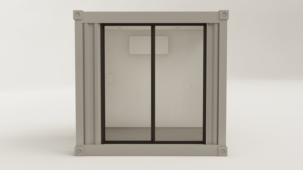 Studio - 7.5 - Grey Aluminium - 2 End Doors 1 Side Door view 4