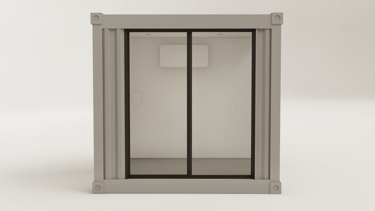 Studio - 7.5 - Grey Aluminium - 2 End Doors 1 Side Door view 4