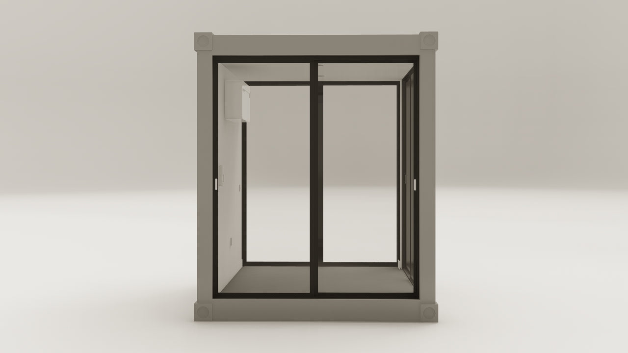 Studio - 7.5 - Grey Aluminium - 2 End Doors 1 Side Door view 5