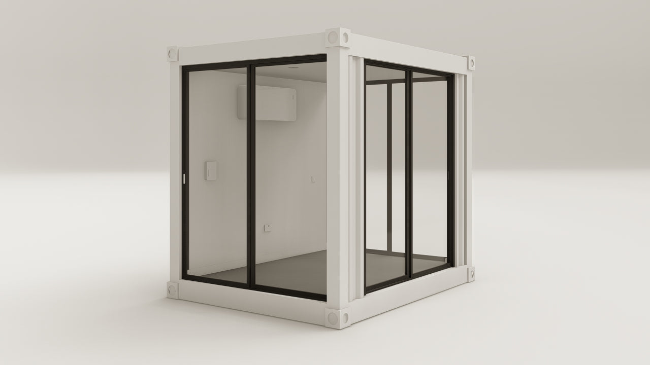 Studio - 7.5 - Pure White - 2 End Doors 1 Side Door view 1