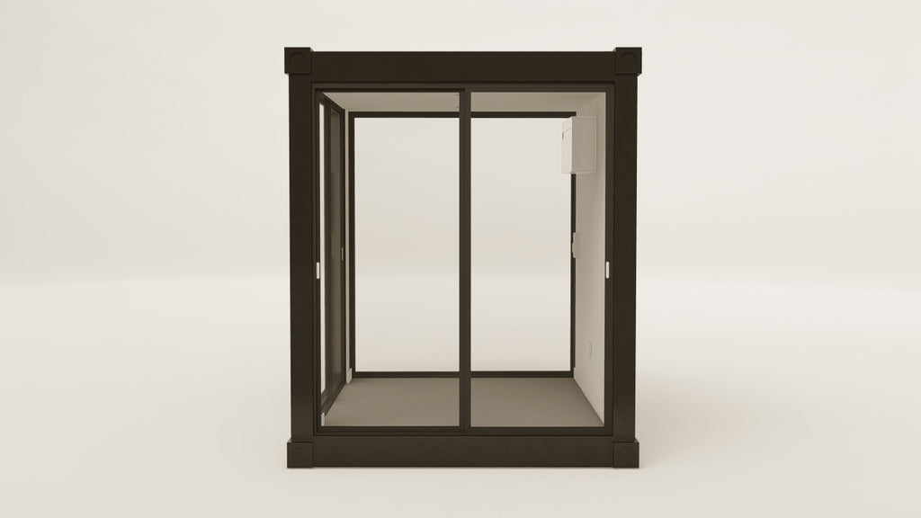 Work Space - 7.5 - Graphite Black - 3 Doors
