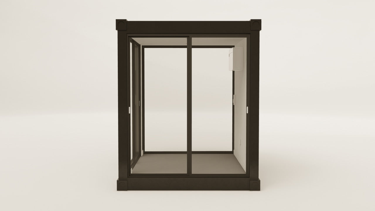 Work Space - 7.5 - Graphite Black - 3 Doors
