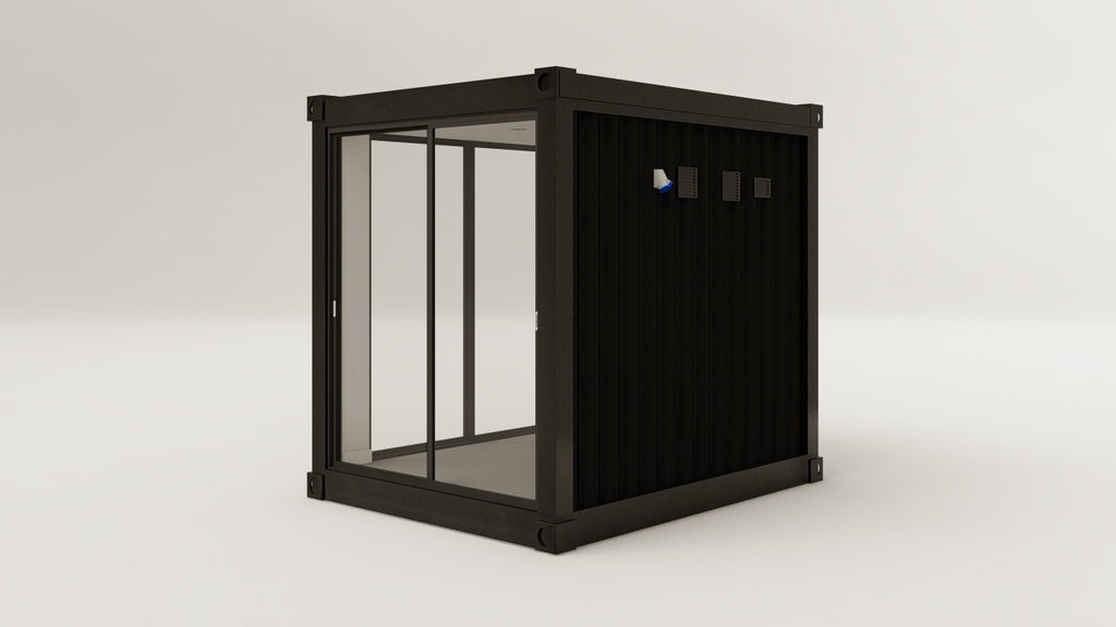Work Space - 7.5 - Graphite Black - 3 Doors