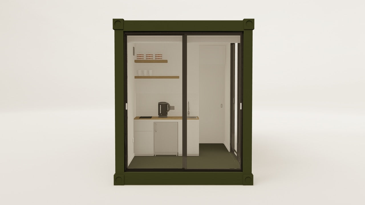 Work Space - 15 - Bottle Green - 1 Door