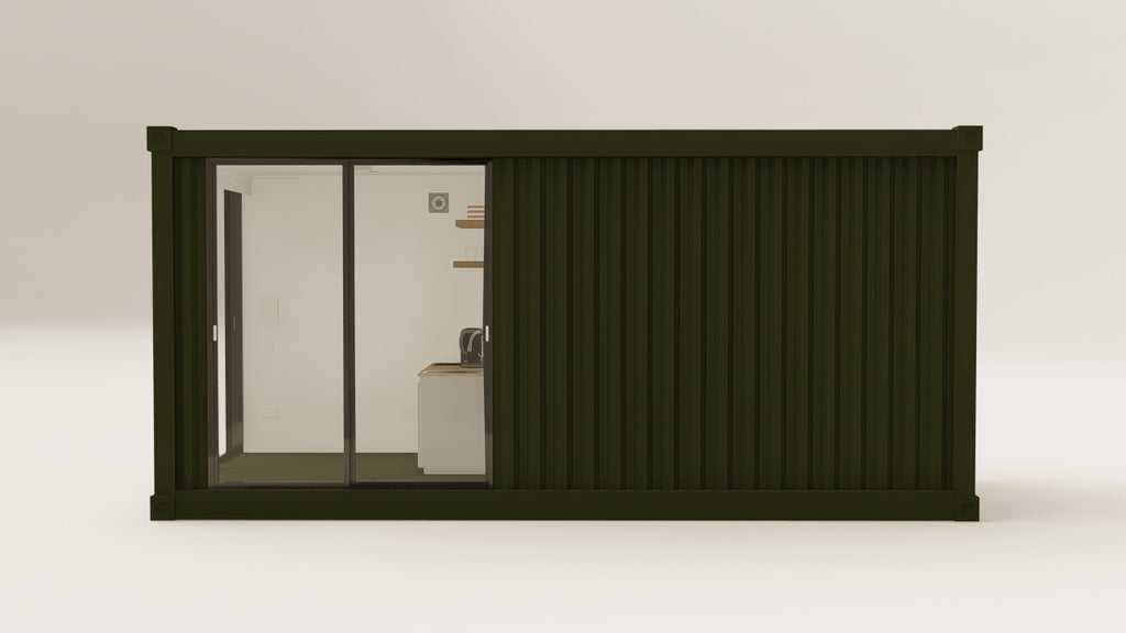 Work Space - 15 - Bottle Green - 1 Door