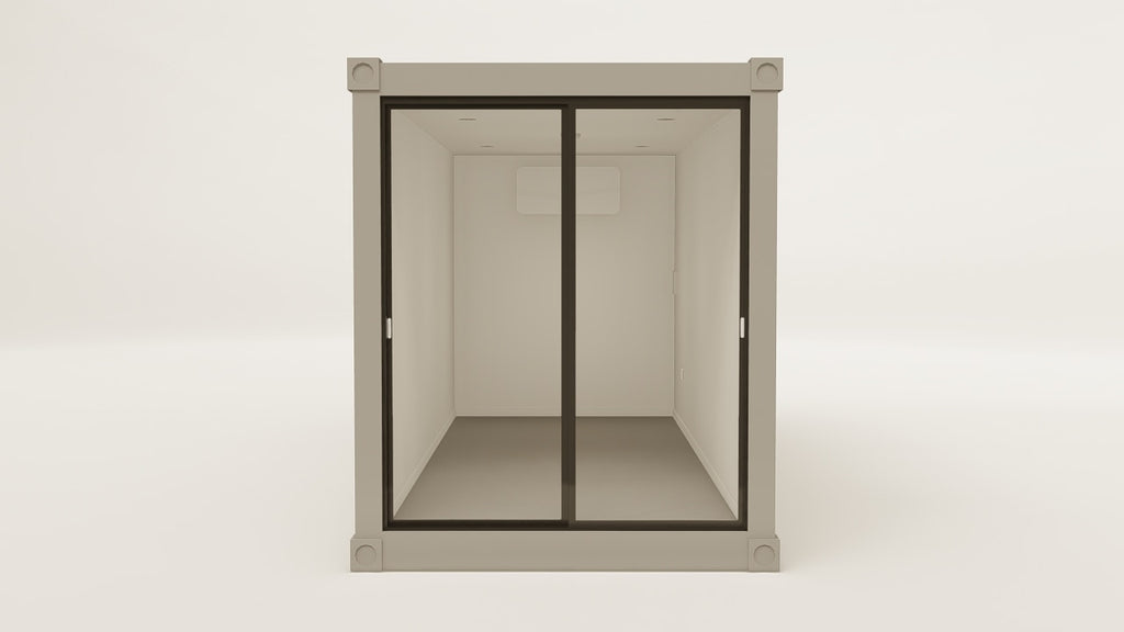 Work Space - 15 - Grey Aluminium - 1 Door