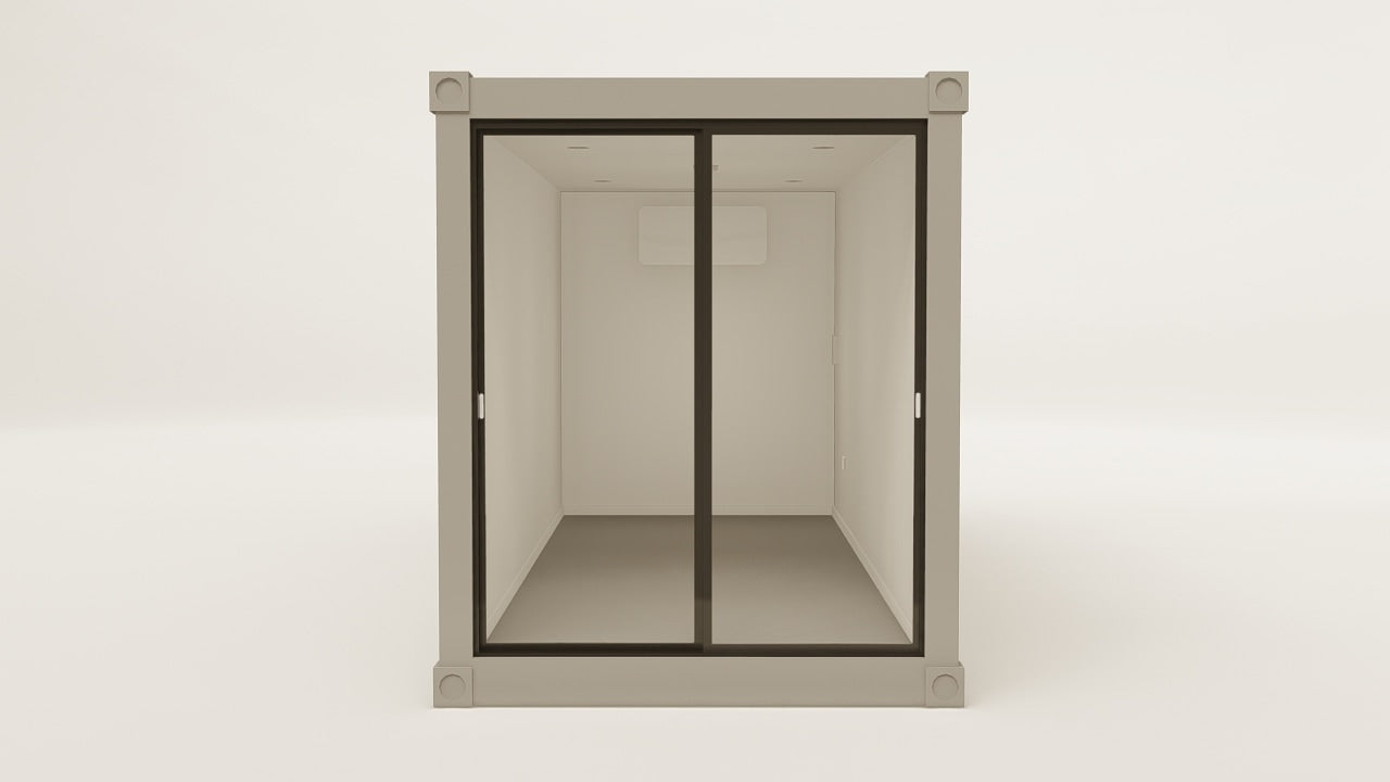 Work Space - 15 - Grey Aluminium - 1 Door