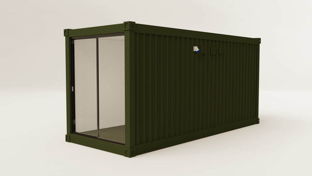 Work Space - 15 - Bottle Green - 2 Doors