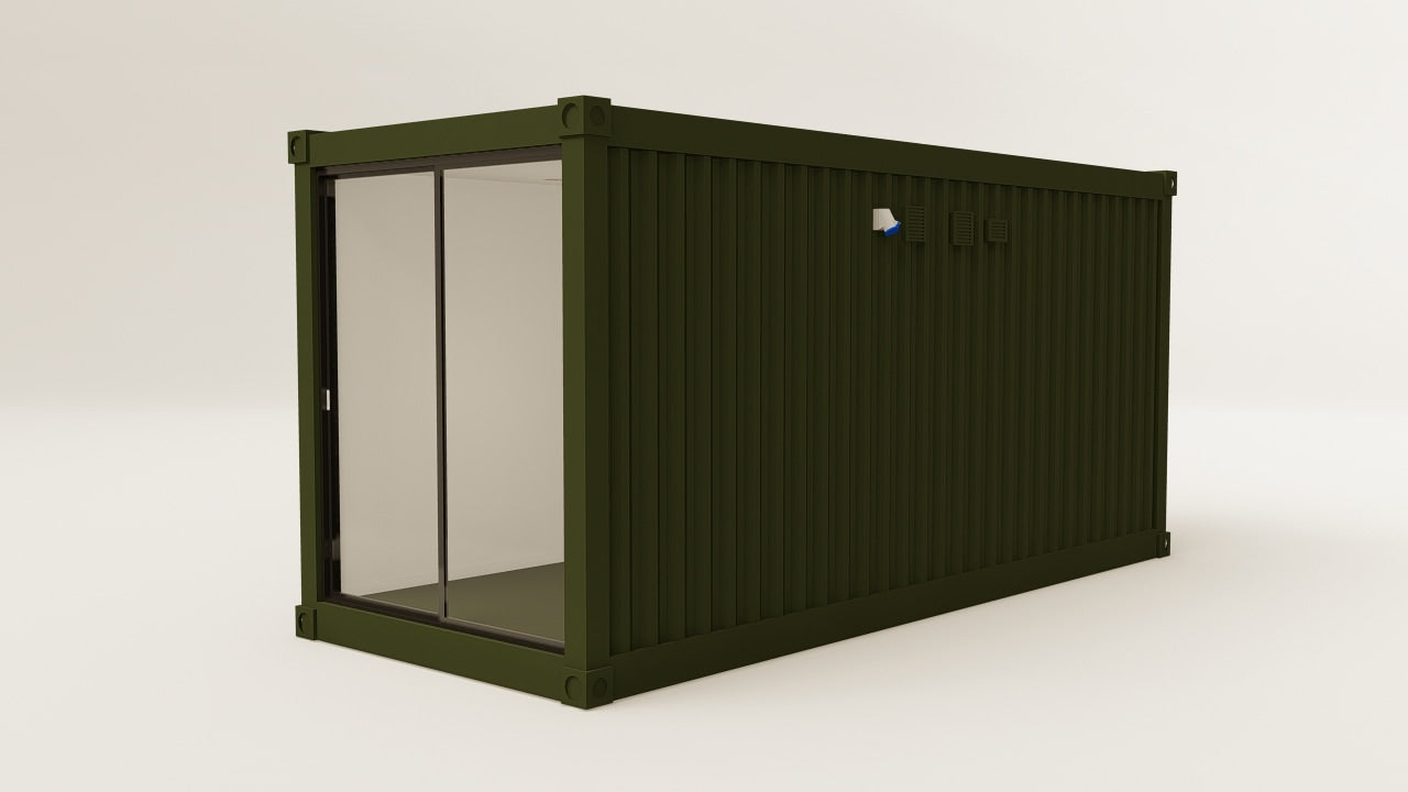 Work Space - 15 - Bottle Green - 2 Doors