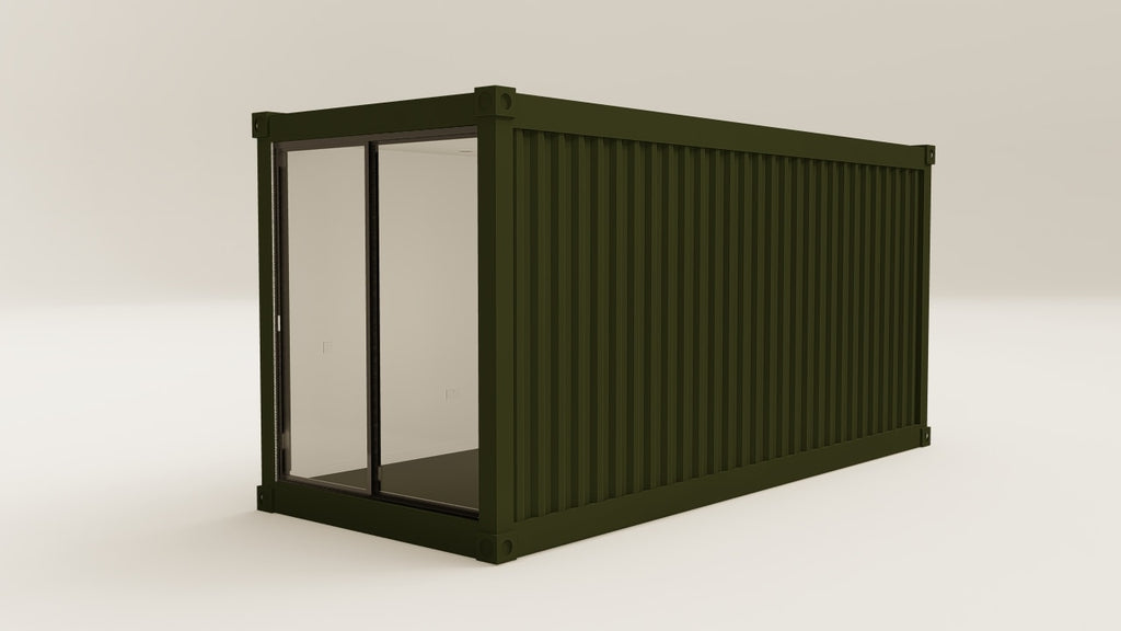 Work Space - 15 - Bottle Green - 2 Doors