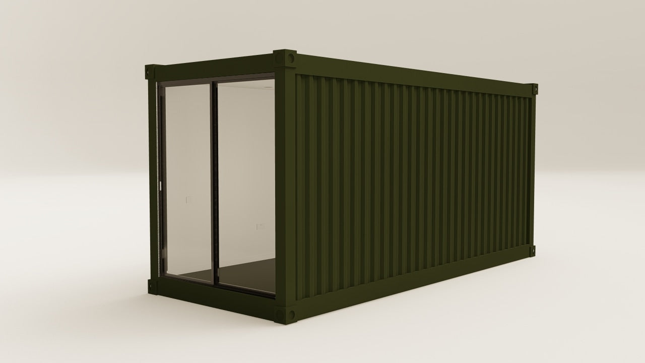 Work Space - 15 - Bottle Green - 2 Doors