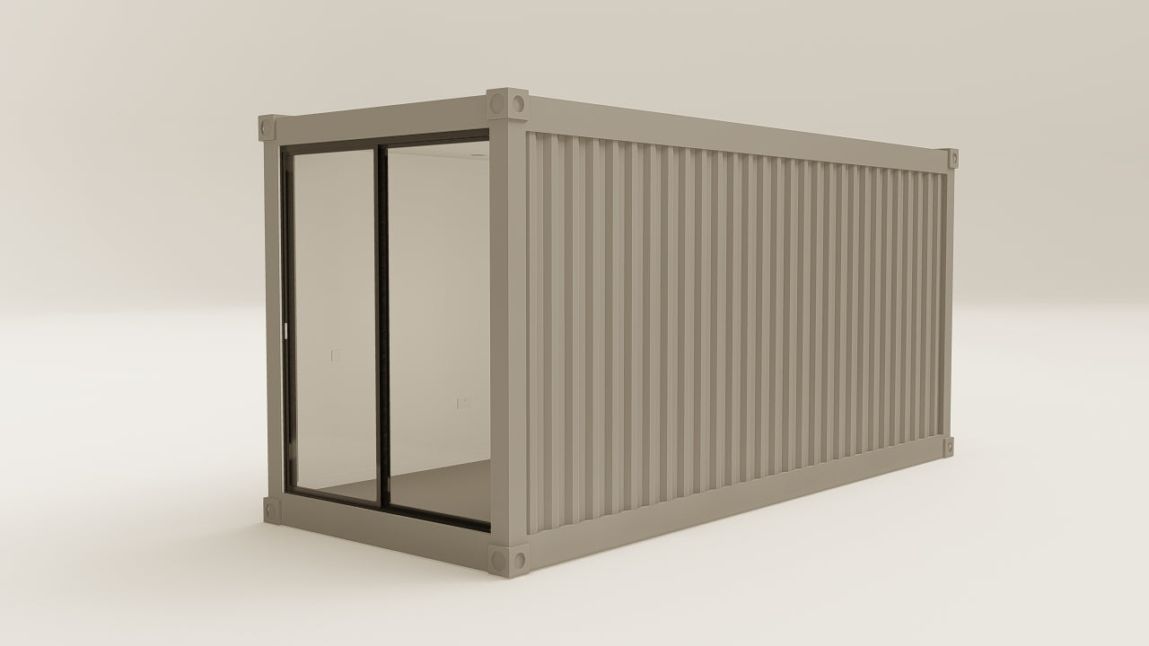 Studio - 15 - Grey Aluminium - 2 End Doors view 1