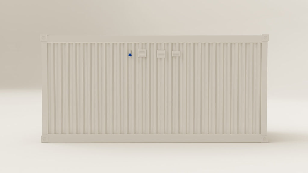 Work Space - 15 - Grey Aluminium - 2 Doors