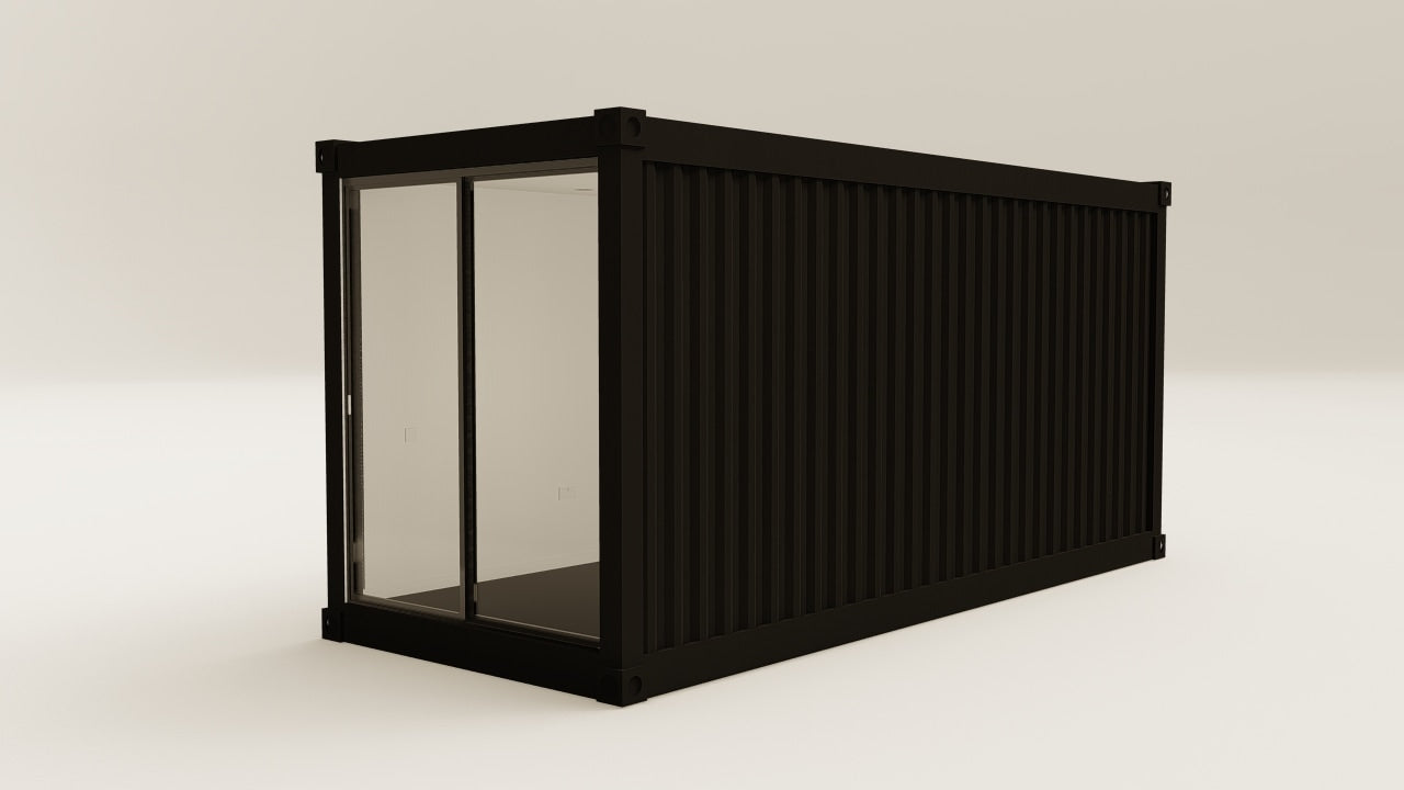 Work Space - 15 - Graphite Black - 2 Doors