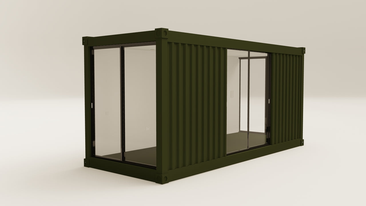 Studio - 15 - Bottle Green - 2 End Doors 1 Side Door view 1