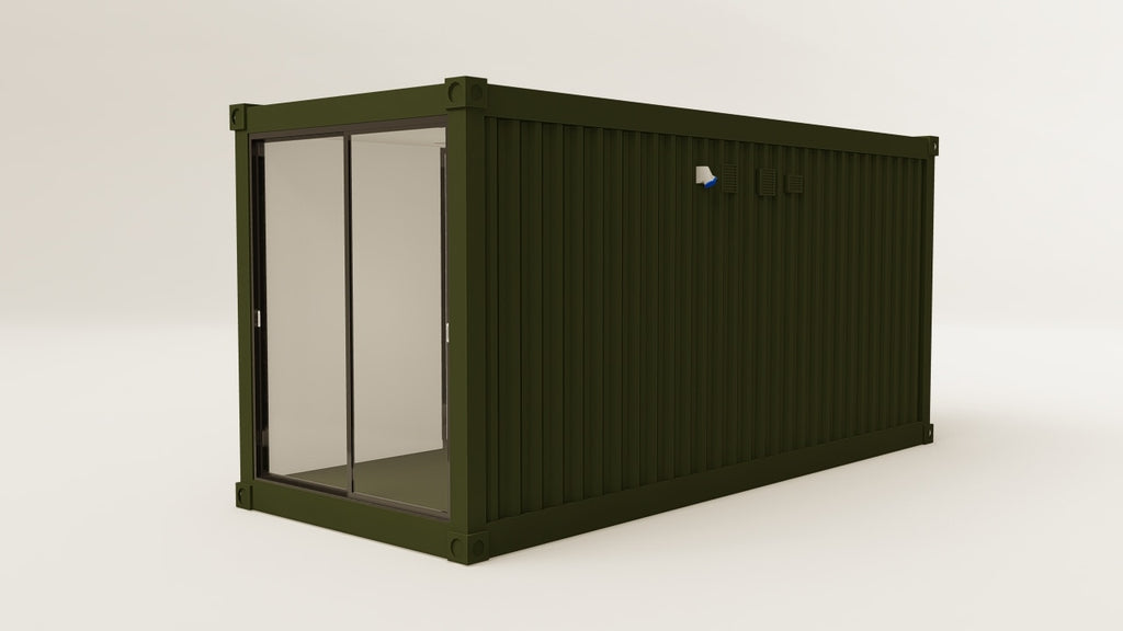 Work Space - 15 - Bottle Green - 3 Doors