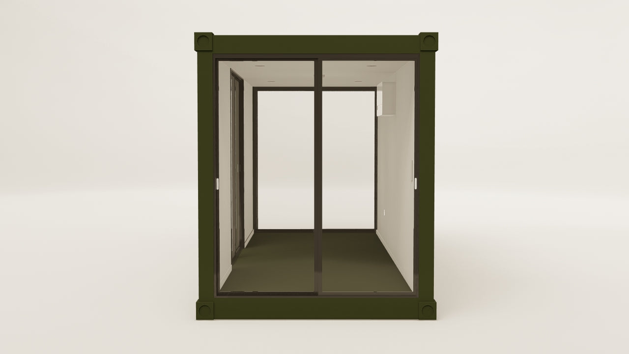 Studio - 15 - Bottle Green - 2 End Doors 1 Side Door view 2