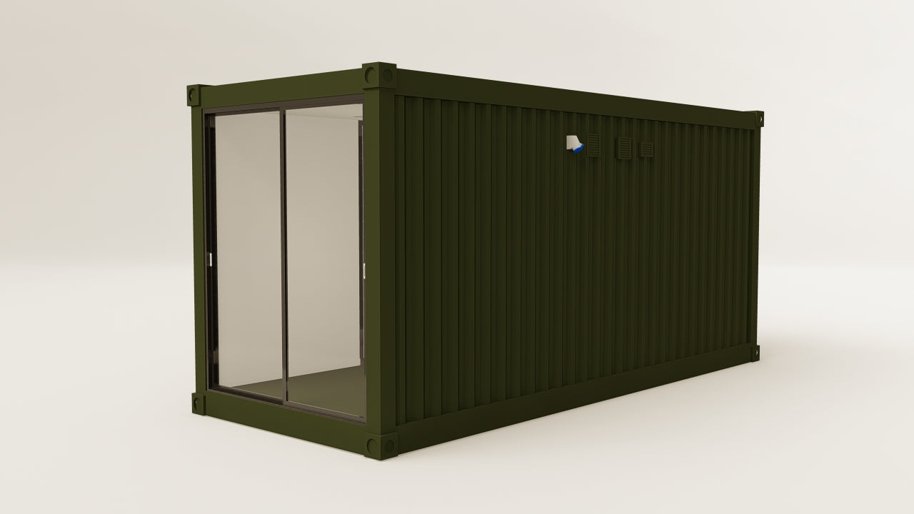 Studio - 15 - Bottle Green - 2 End Doors 1 Side Door view 3