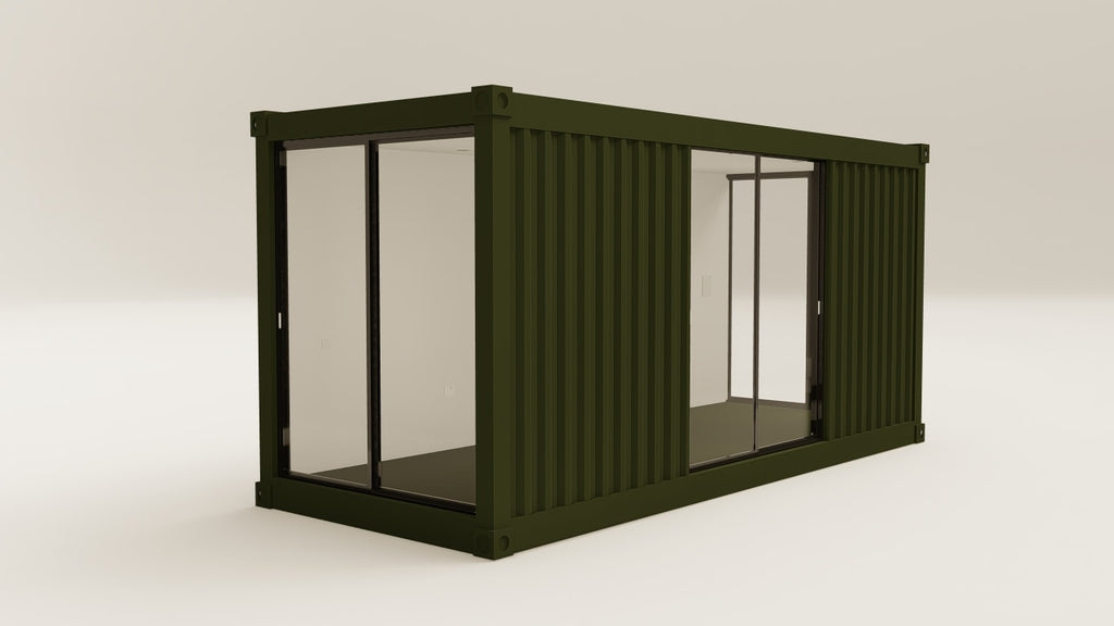 Work Space - 15 - Bottle Green - 3 Doors