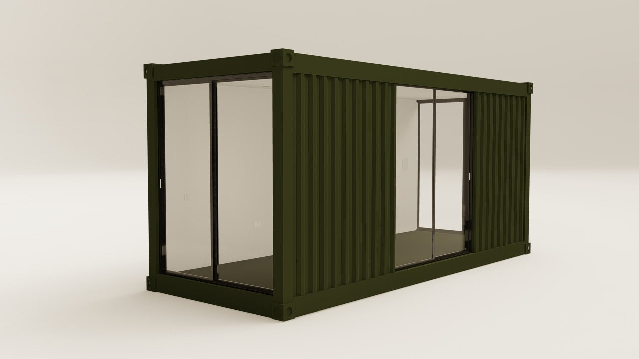 Work Space - 15 - Bottle Green - 3 Doors