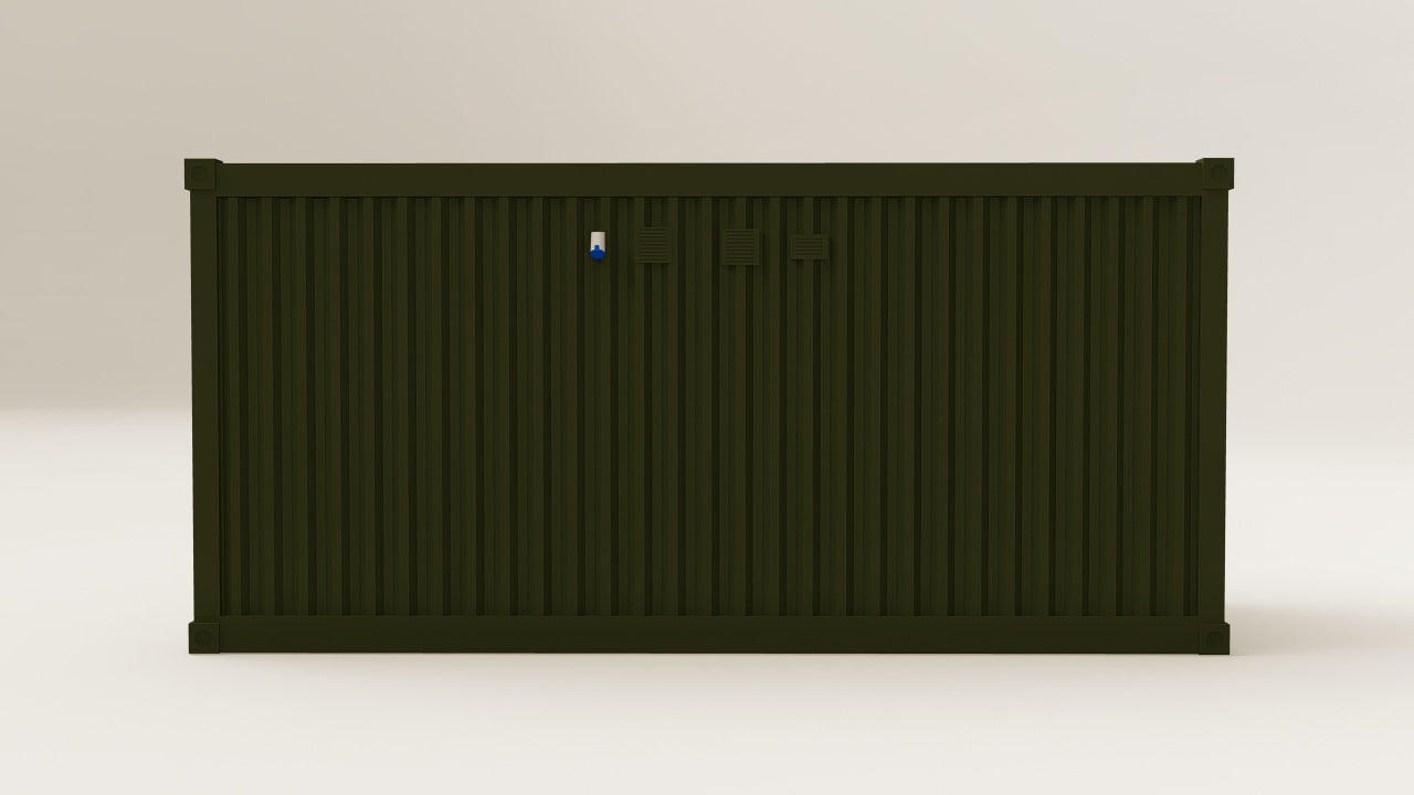 Work Space - 15 - Bottle Green - 3 Doors