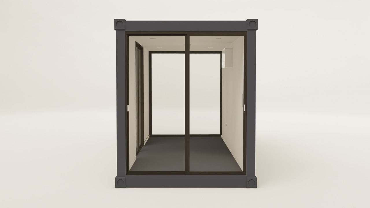 Work Space - 15 - Anthracite - 3 Doors