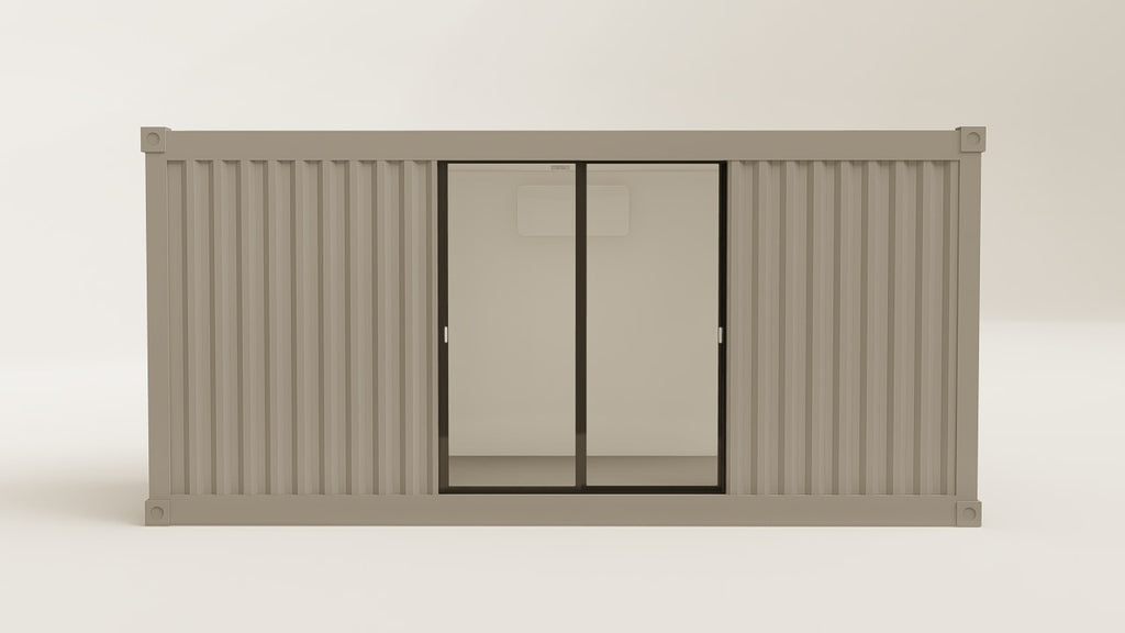 Work Space - 15 - Grey Aluminium - 3 Doors
