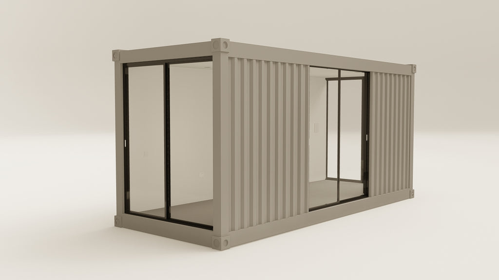 Studio - 15 - Grey Aluminium - 2 End Doors 1 Side Door view 4