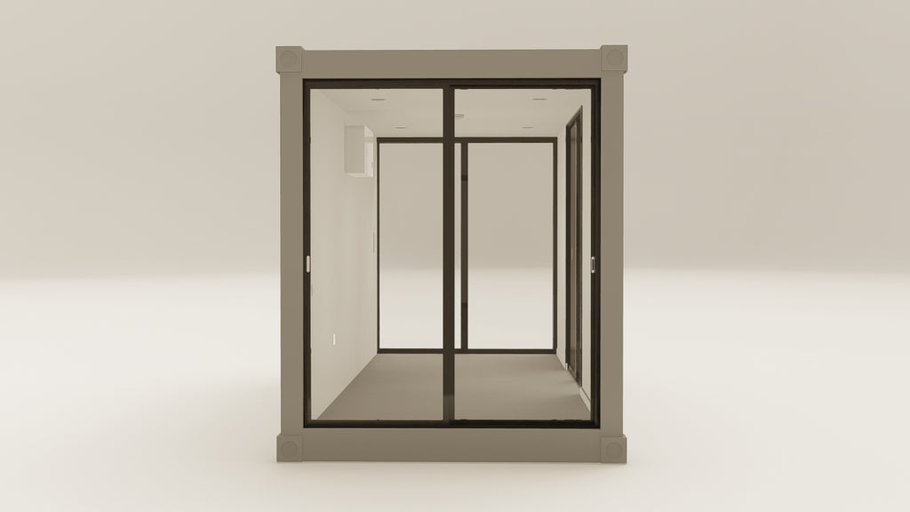 Studio - 15 - Grey Aluminium - 2 End Doors 1 Side Door view 5