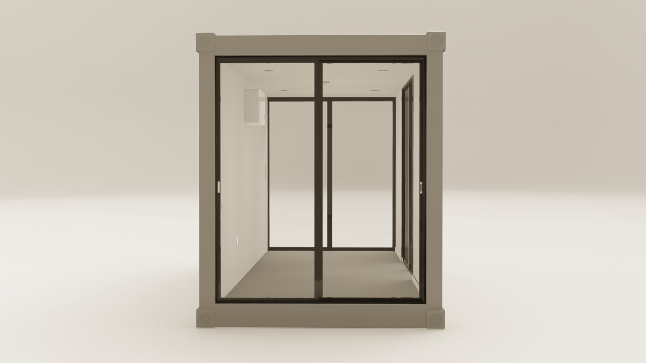 Studio - 15 - Grey Aluminium - 2 End Doors 1 Side Door view 5