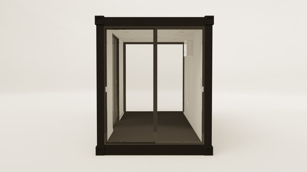 Work Space - 15 - Graphite Black - 3 Doors