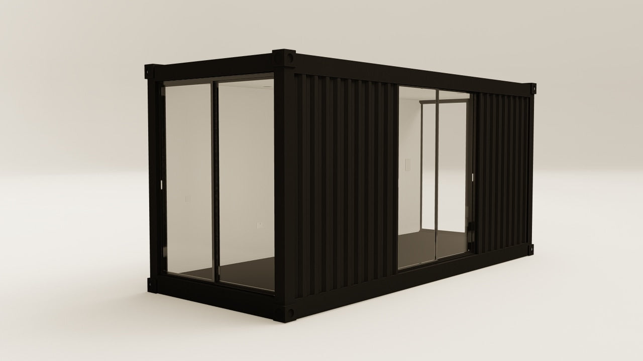 Work Space - 15 - Graphite Black - 3 Doors