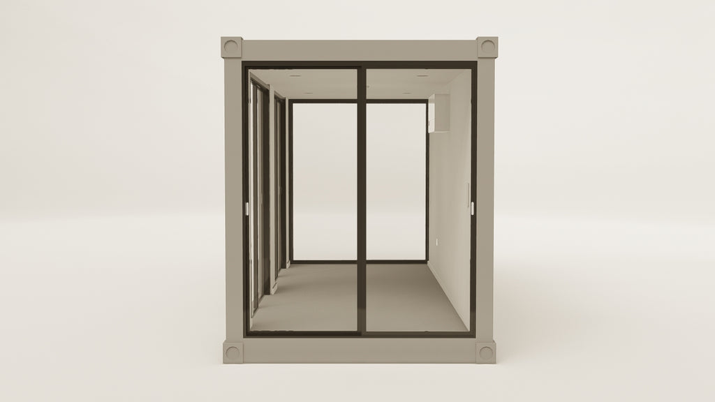 Studio - 15 - Grey Aluminium - 2 End Doors 2 Side Doors view 2